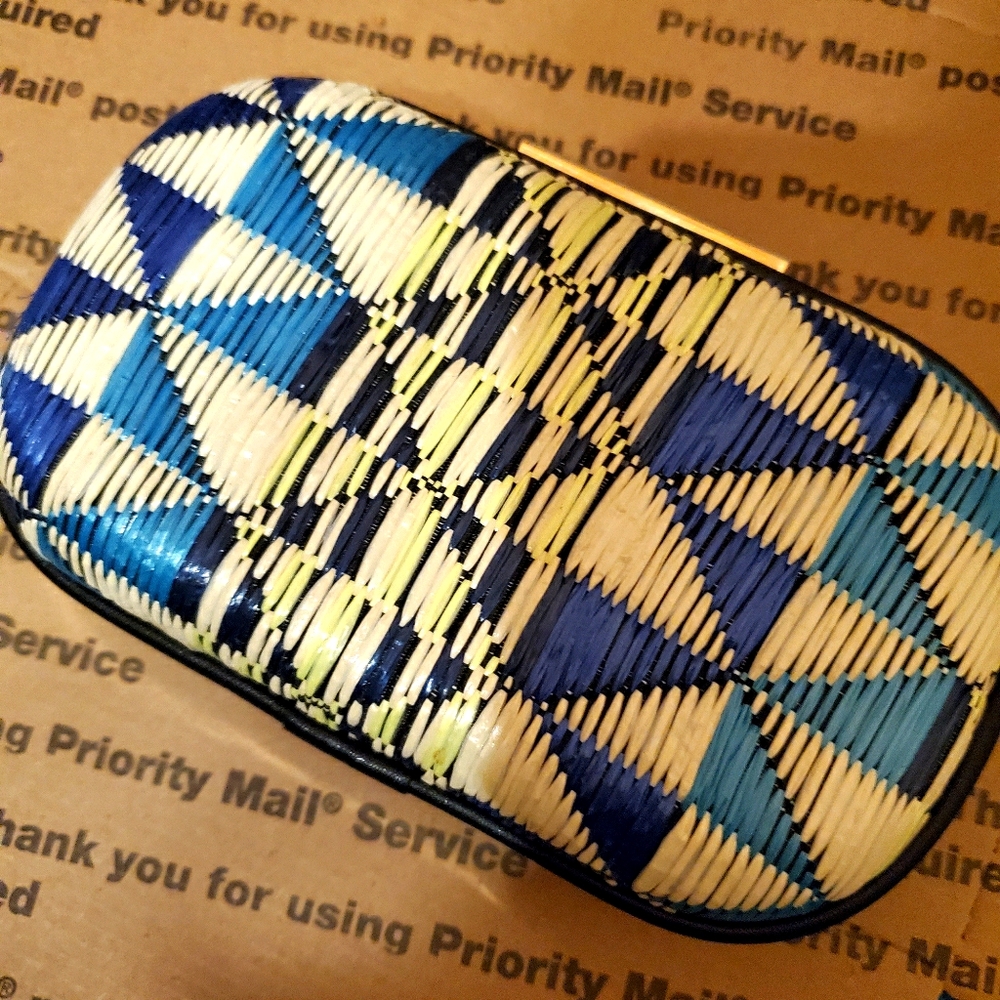 Geometric Woven Purse